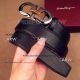 Perfect Replica Salvatoye Ferragamo Black Belt Gray Buckle Coffee Link (2)_th.jpg